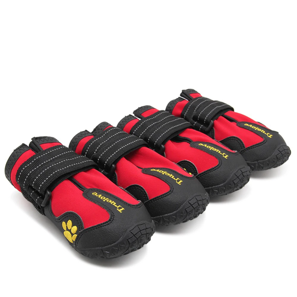 

Dog Shoes Waterproof Anti-Slip Rain Boots Warm Snow Reflective for Small Medium Large Pet Sports Training
