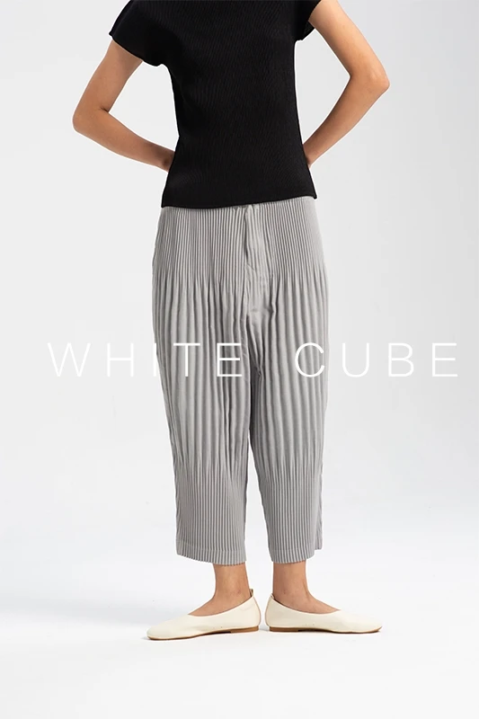 

Autumn and Winter Thickened Pleated Tapered Pants Miytake Pleated Harlem Pants Small Group Design