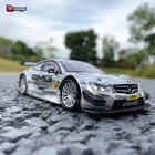 Модель гоночного автомобиля Bburago Mercedes-Benz AMG, серебристая модель автомобиля WRC из сплава в масштабе 1:32