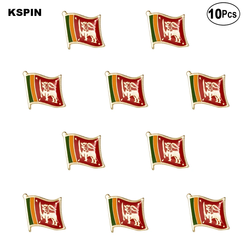 Sudan Flag Lapel Pin badge Brooch Pins Badges 10Pcs a Lot | Дом и сад