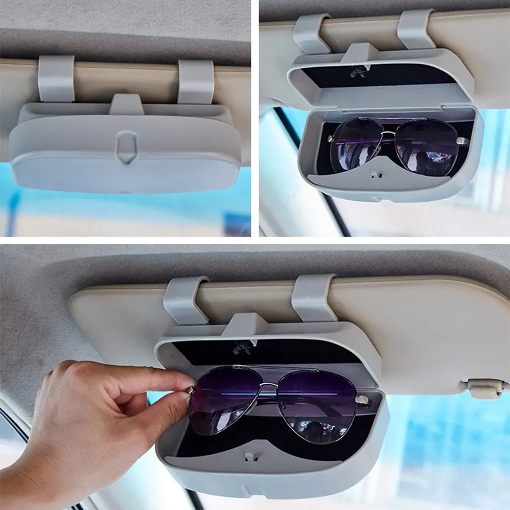 Автомобильный солнцезащитный козырек футляр для очков органайзер держатель