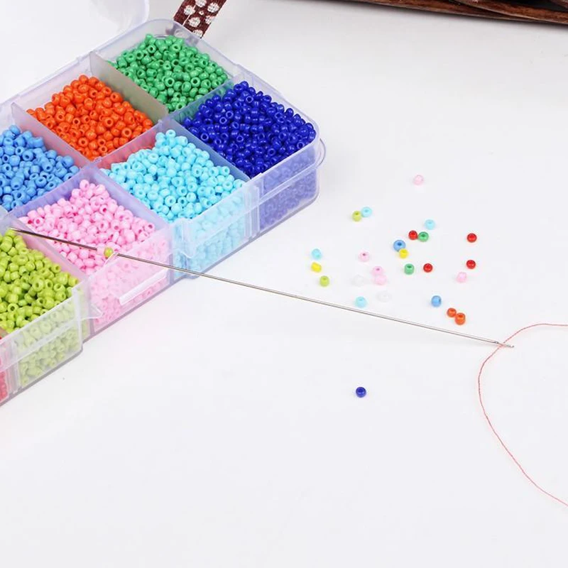 Длинные иглы из нержавеющей стали MIUSIE 335/230/150 мм серебряные Швейные для бусин