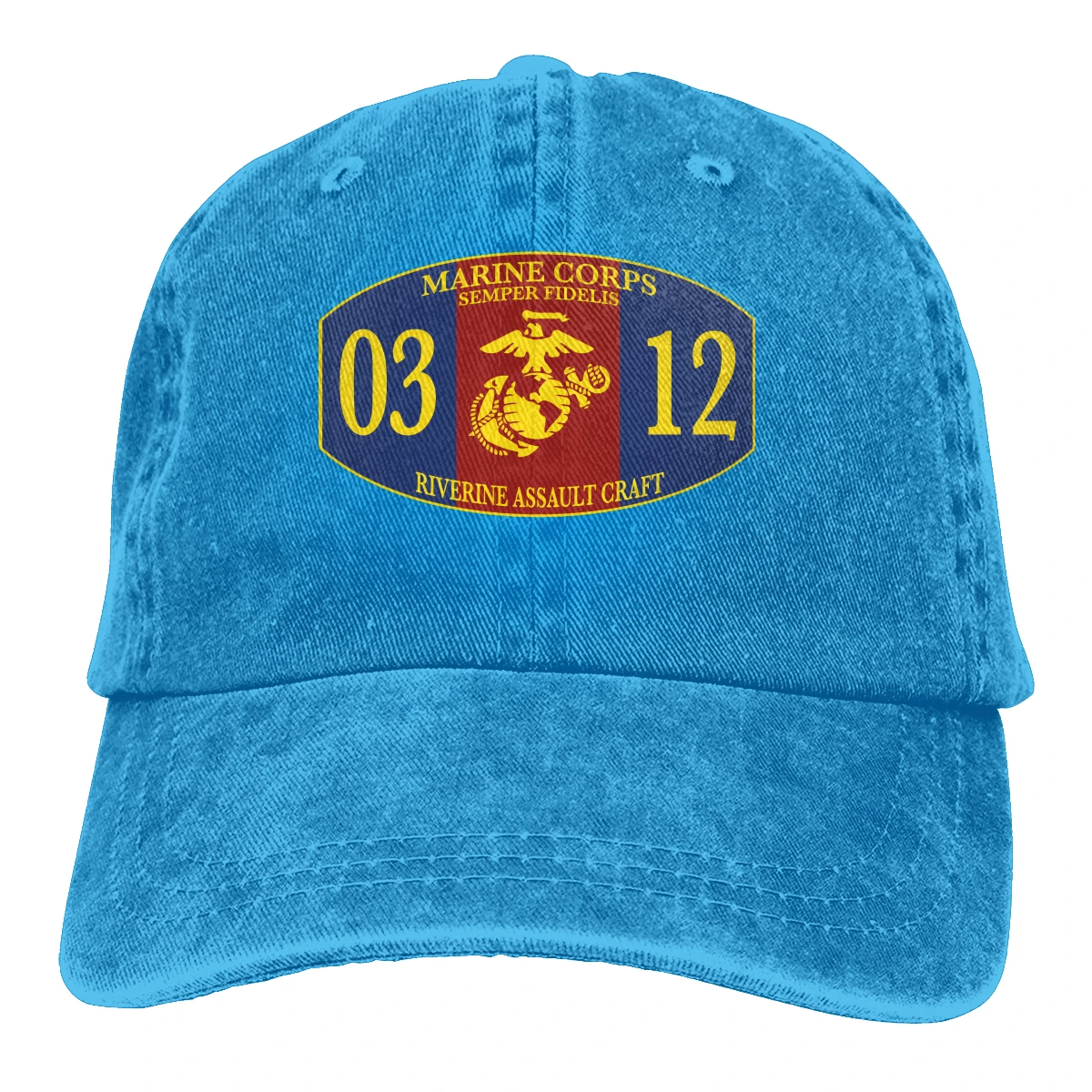 

0312 Riverine Assault Craft mens womens Retro Washed Cowboy hat Dad Cap