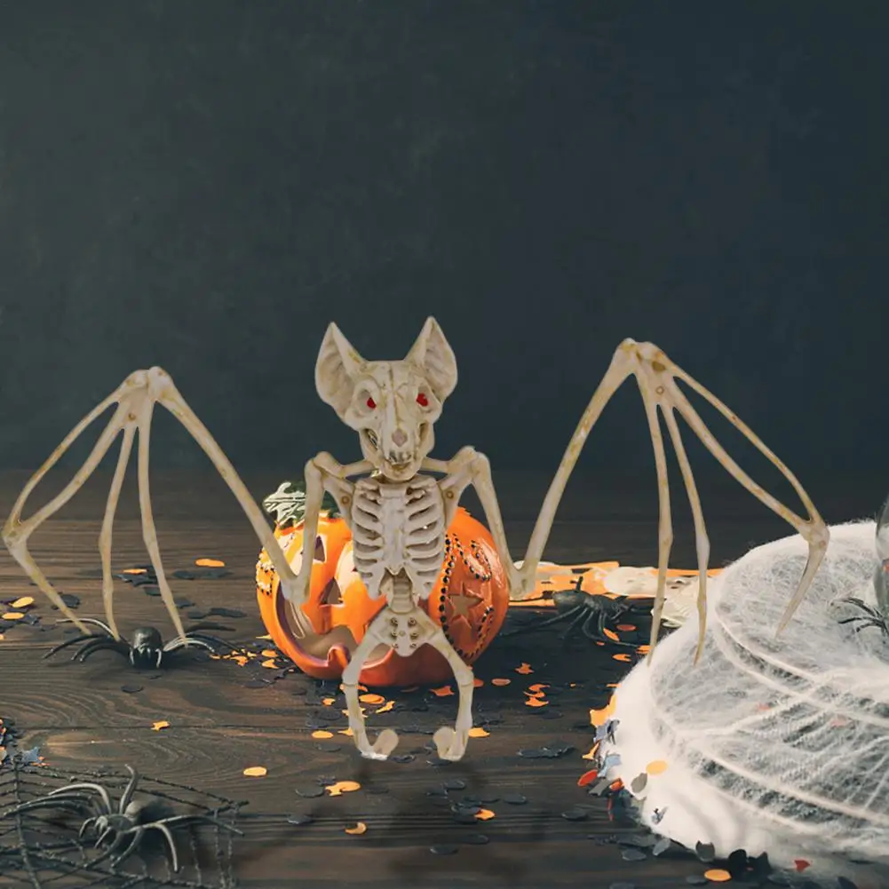 Украшение на Хэллоуин скелет кости жуткий паук мышь Скорпион ящерица бонез