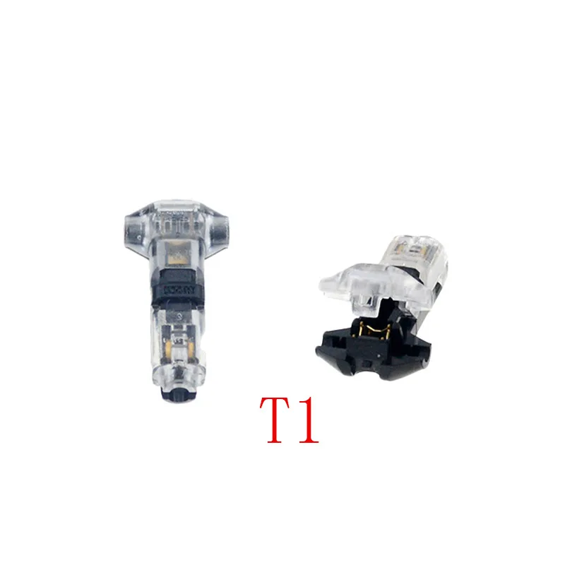5pcs Spring Connector wire with no welding no screws Quick Connector cable clamp Terminal Block Easy Fit for led strip