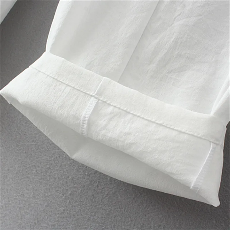 Женские Брюки с карманами из натурального хлопка и льна свободные удобные летние