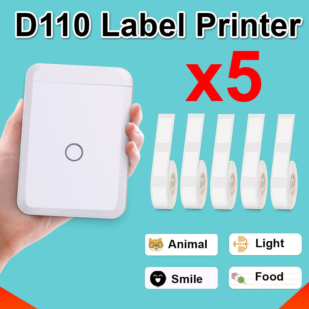Оригинальная машина для изготовления этикеток Niimbot D110 беспроводной ручной