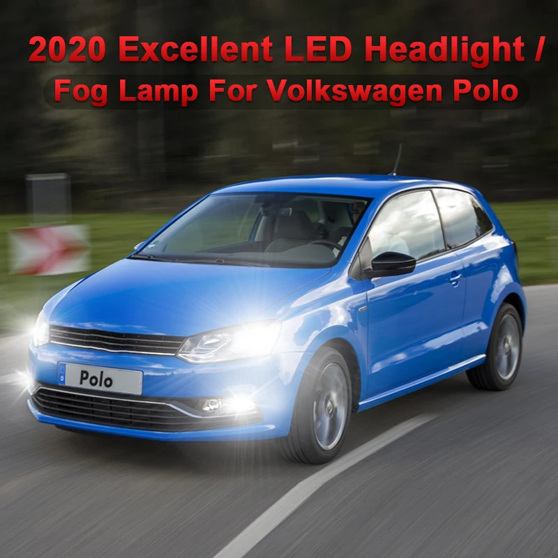 Для VW polo sedan 2008 2015 H7 H4 светодиодный H11 автомобильный фонарь H8 9005 фара для