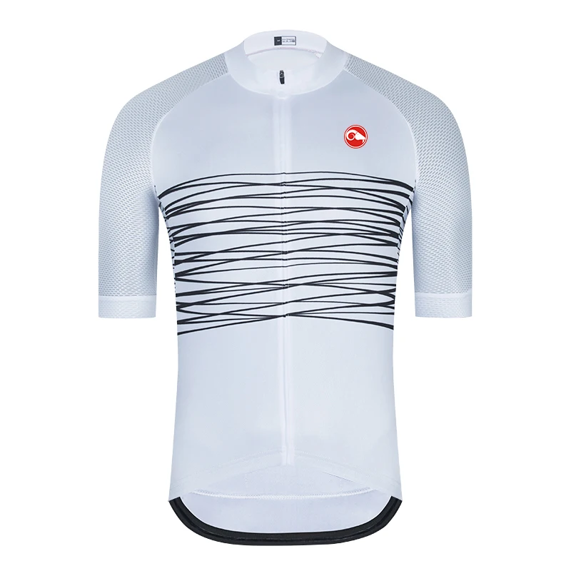 

2021 Summer Bike Shirt Men's Cycling Jersey Short Sleeve Sportswear Clothing Road Bike Jersey maillot ciclismo Hombre Team shirt