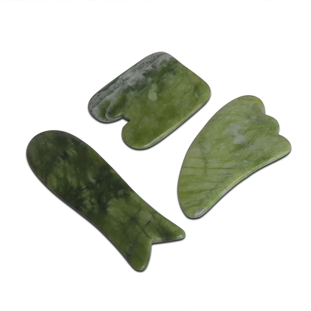 Массажный инструмент из натуральной глянцевой Нефритовой смолы Guasha Beauty Board