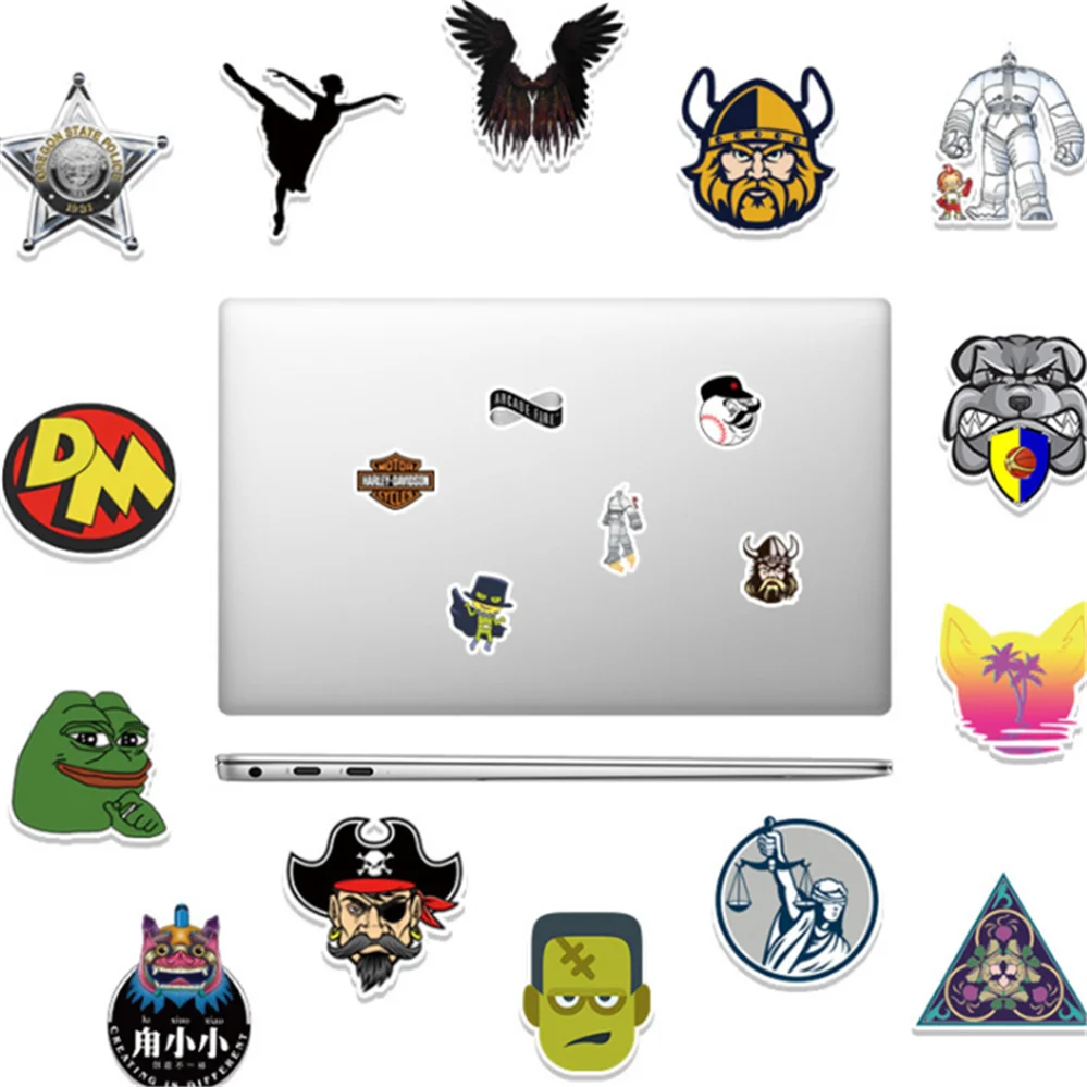 

10/30/50/PCS Trend Rock Graffiti Stickers Notebook Hand Account Waterproof Guitar Decoration Toys Wholesale