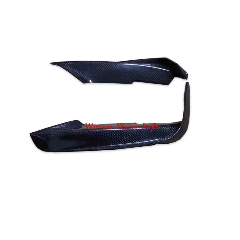 Разветвители для переднего бампера автомобиля из настоящего углеродного