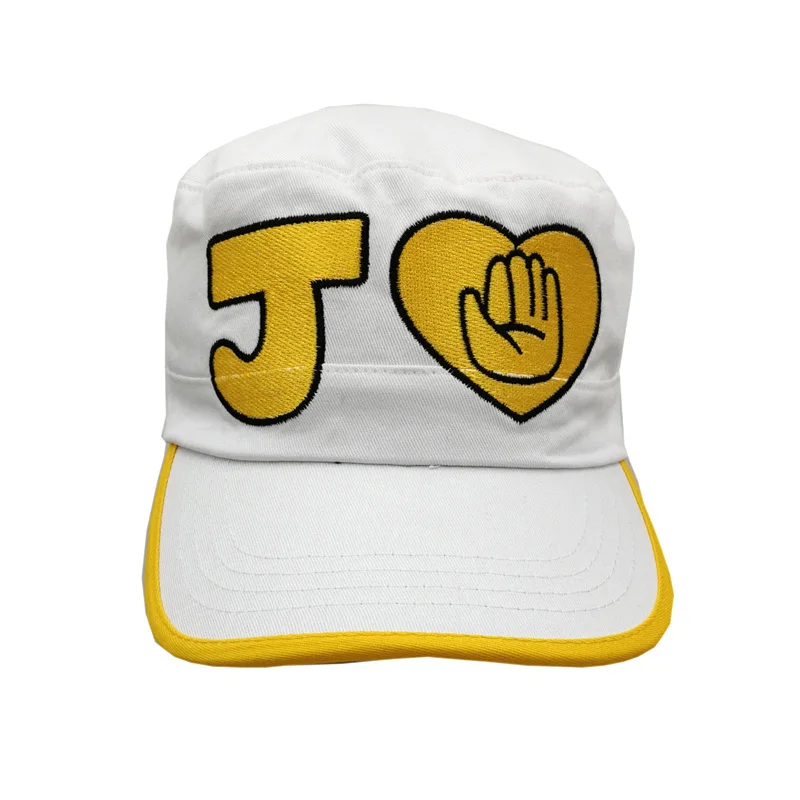 

JoJos Необычные Приключения Аниме Бейсболка Kujo Jotaro белая хлопковая кепка