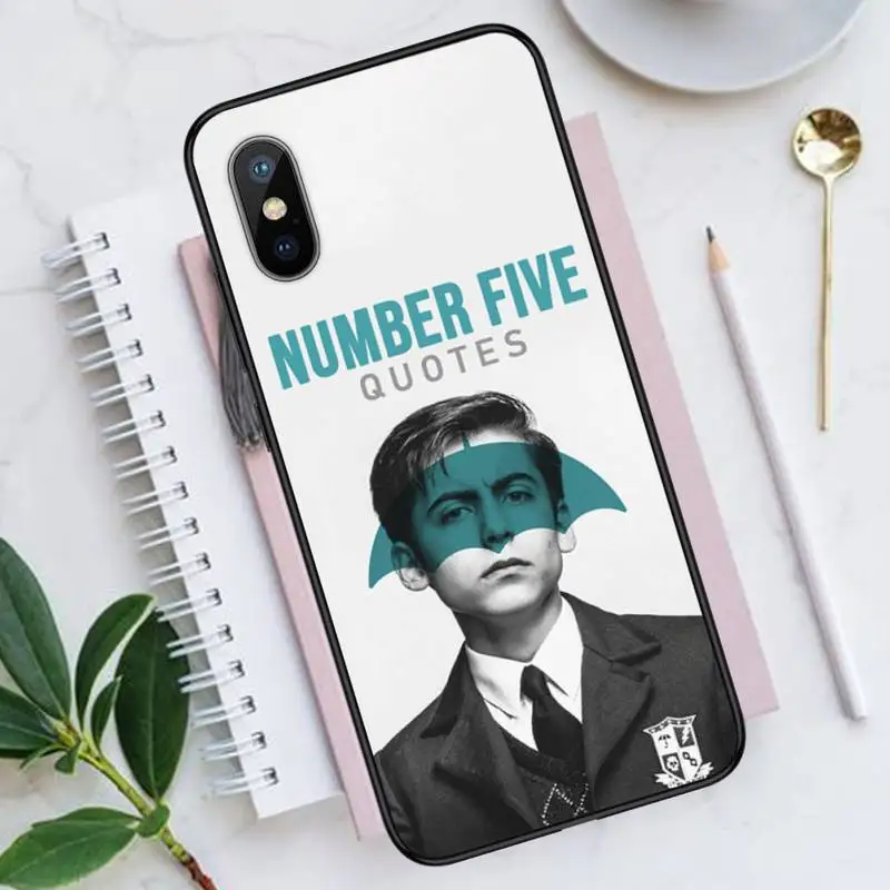 

The Umbrella Academy Number Five Phone Cases for iPhone 11 12 pro XS MAX 8 7 6 6S Plus X 5S SE 2020 XR Luxury brand shell funda