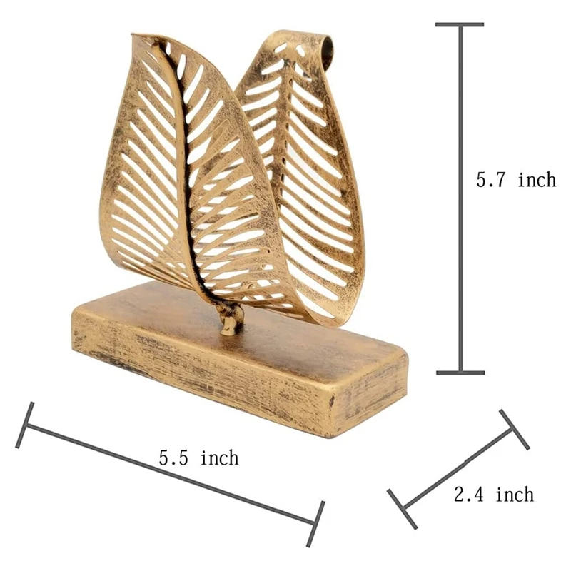 

Freestanding Modern Napkin Holder with Leaf Design, Desktop Paper Towel Dispenser, Napkin Storage Storage Box