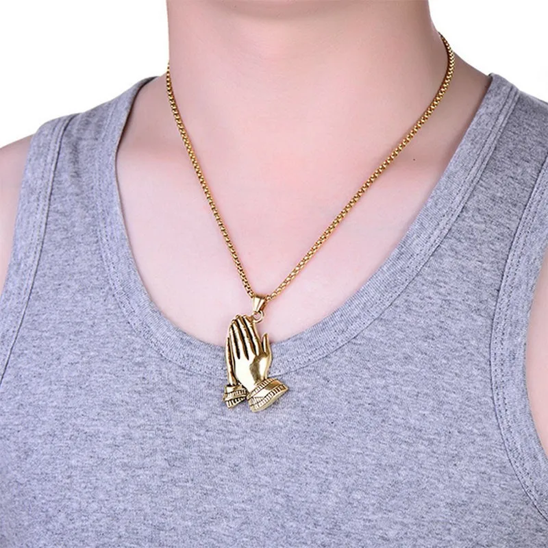 

Hip Hop Rock Silver Color Bergamot Necklace Pendant For Men Male Stainless Steel Chain Necklace Jewelry Accessories Wholesale