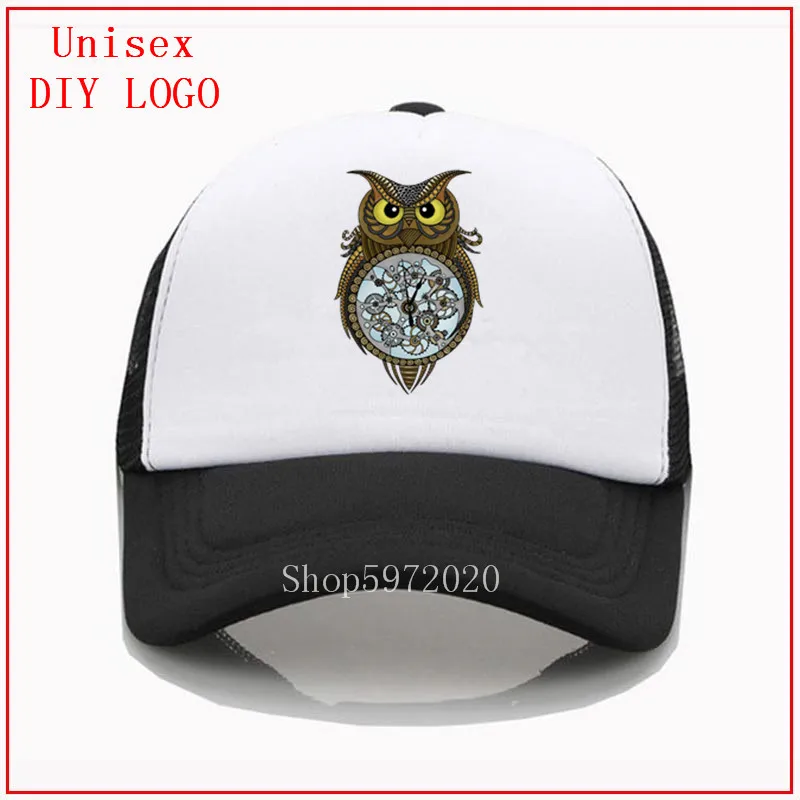 Паровая панк сова хлопковая регулируемая бейсболка модные мужские кепки женские