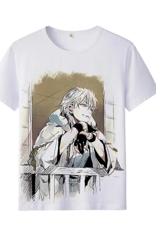 Футболка для косплея Touken Ranbu Online Mikazuki Munechika Nakigitsune летняя футболка с рисунком
