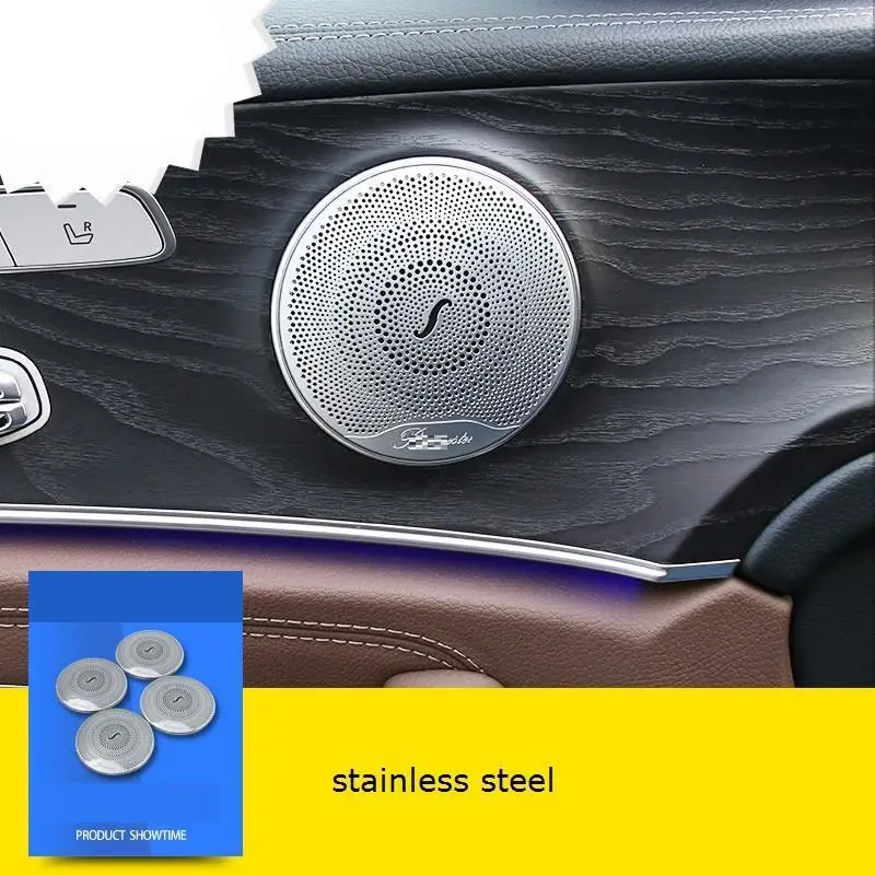 Chromium Automovil Automobile Audio Speaker Horn Interior Covers Decoration Accessory Car Styling 19 FOR Mercedes Benz GLC Class |