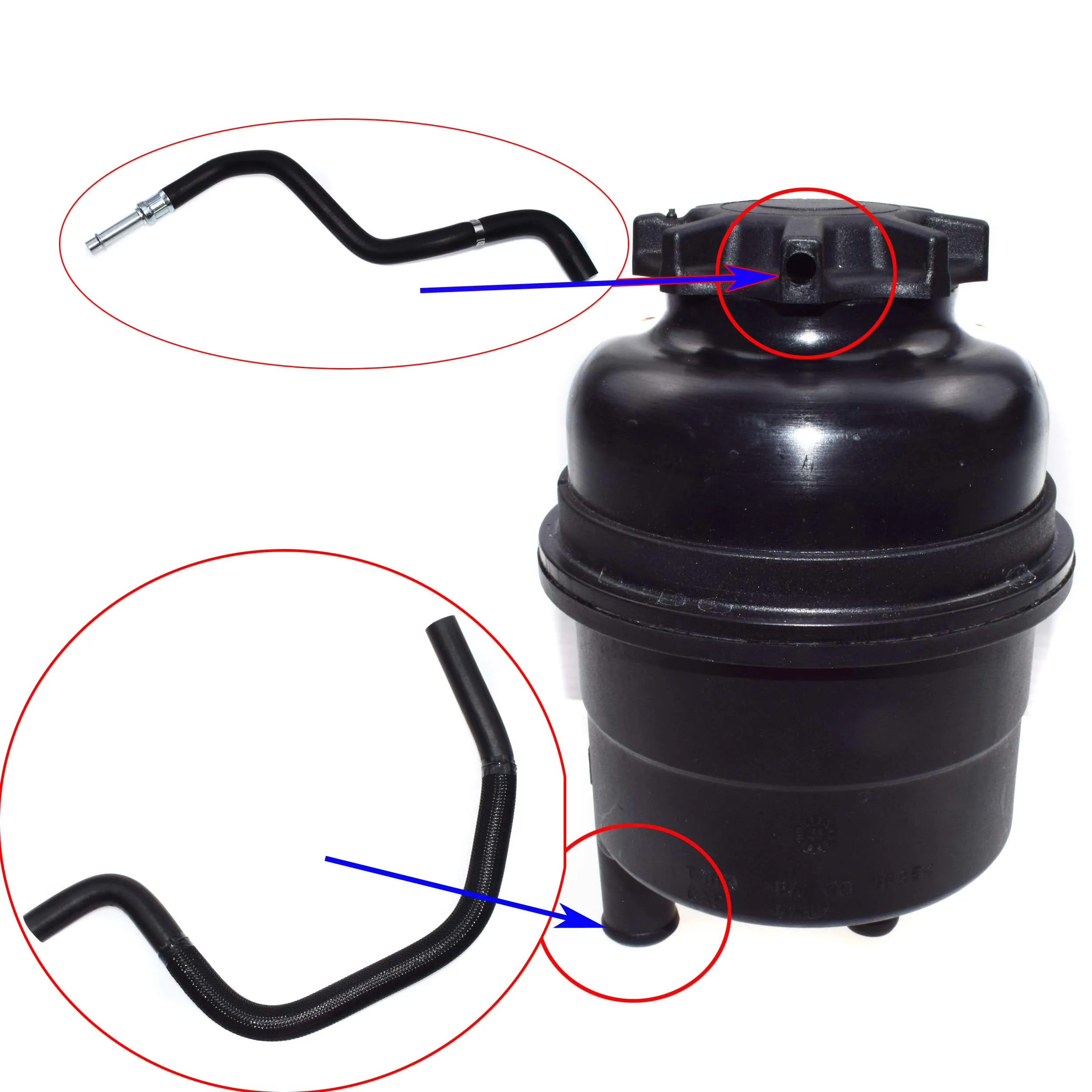 Шланг давления гидроусилителя руля и резервуар для жидкости BMW E39 E46 X5 Z3 320 323 325 330 520