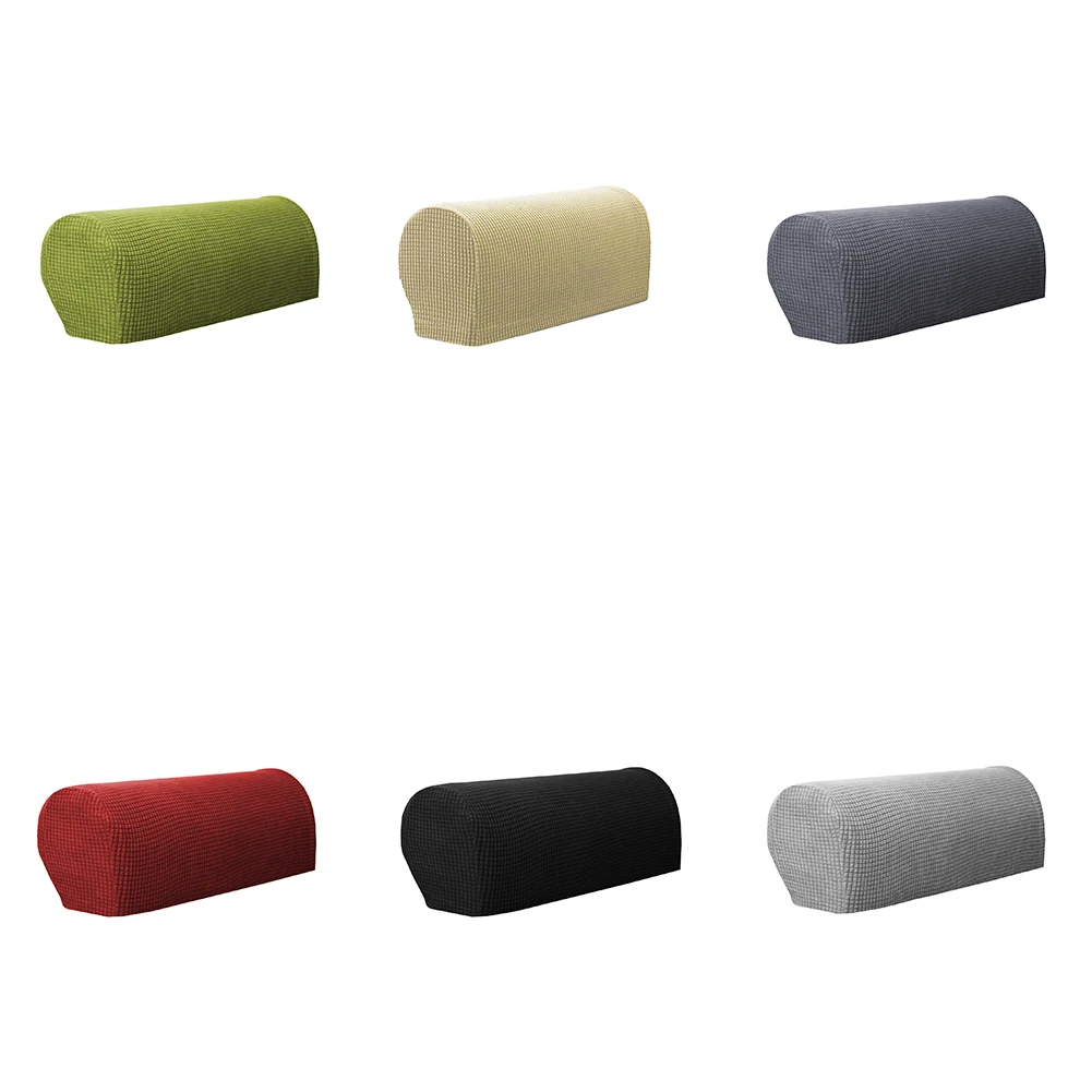 2 шт. флисовый чехол для подлокотника ткань стрейч текстиль пылезащитный диван