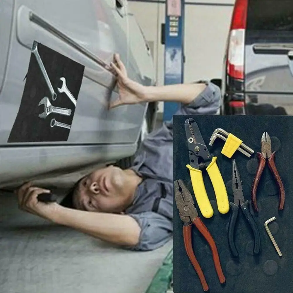 

Mag-Pad rubber magnetic Car Repair Accessories Mats Tool Repair Sticker Storage Magnetic Working Mat While Holds Tools F8W4