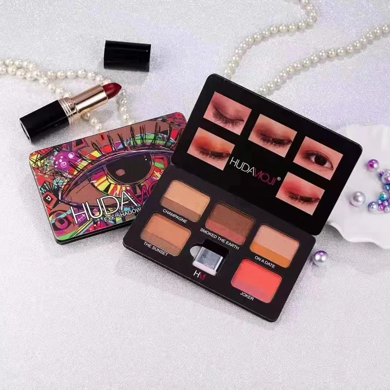 Тени для век нюдовые водостойкие 5 цветов| |