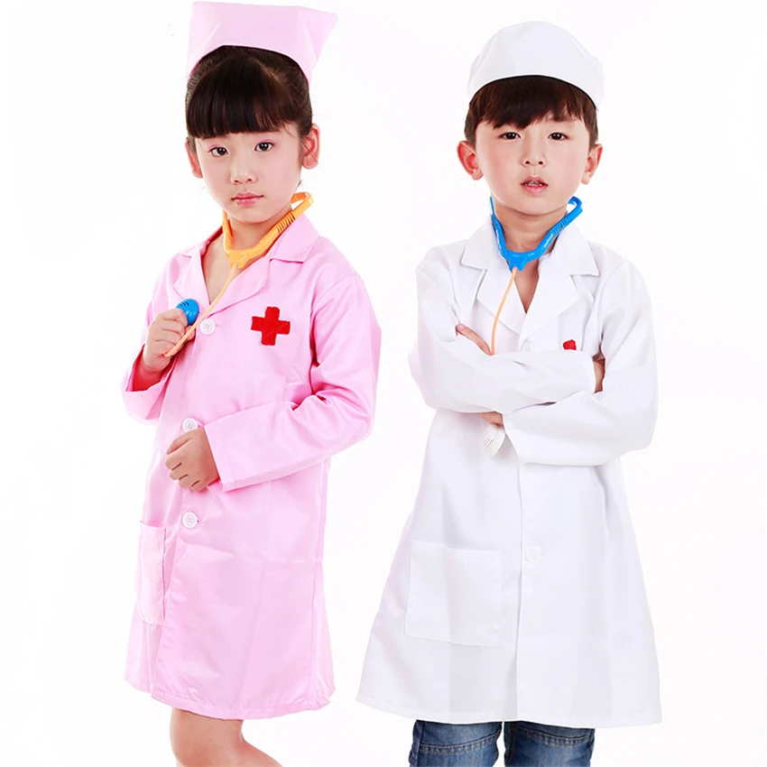 Костюмы для Хэллоуина для детей Boys Girls Surgery Uniforms Carnival Party Fancy American Clothing Set Accessories on.