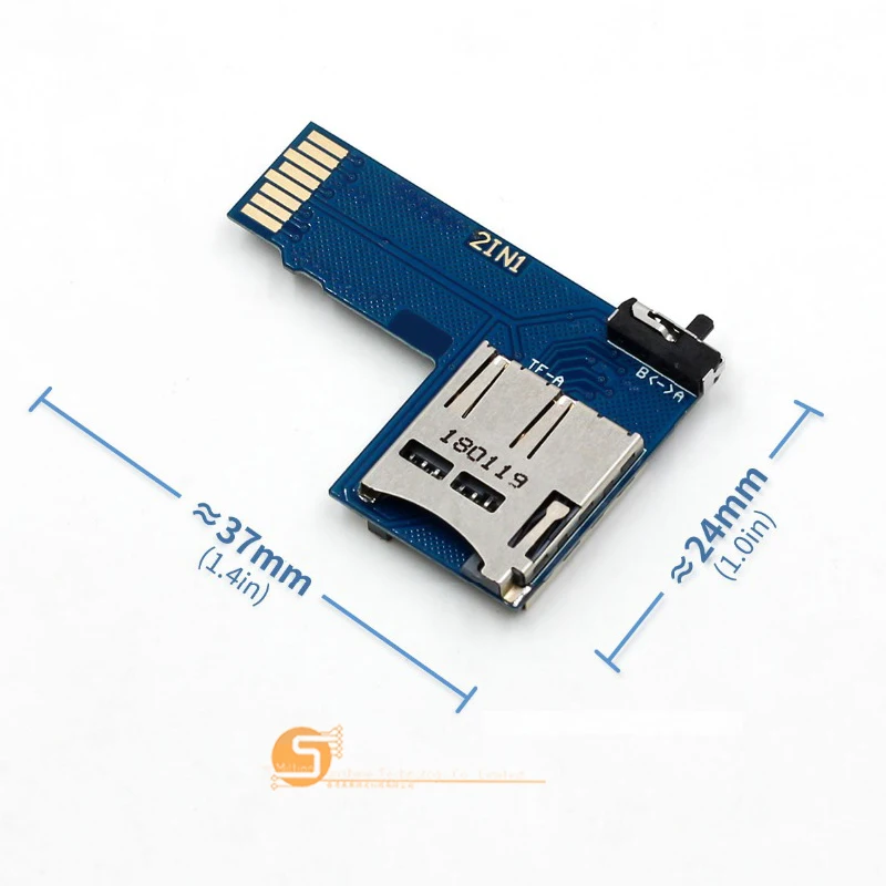 Raspberry Pi 3 двойной Системы адаптер карты памяти доска | 2 в 1 Dual TF Micro SD для Zero W|adapter for sd