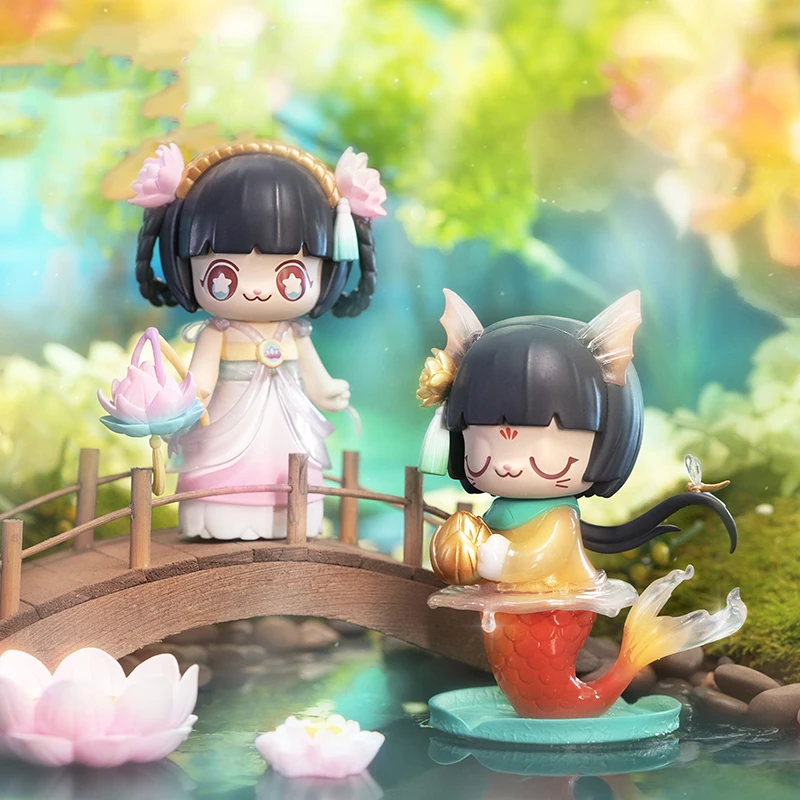 

Глухая коробка оригинальные игрушки с цветочным шепотом kimmy Miki, фигурки 14 видов стилей, случайный сюрприз, аниме, фигурка, угадай, кукла, 10 шт....