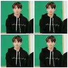 Толстовка Jungkook с капюшоном для женщин, толстовки с капюшоном в стиле K-POP Bangtan Boys, уличная одежда в Корейском стиле, популярный свитшот, Зимние толстовки с плюшевой подкладкой