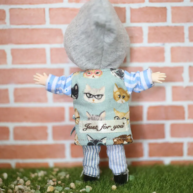 obitsu11 doll ob11 beauty knot pig 1/12 BJD clay handle can wear a cat coat clothes accessories |