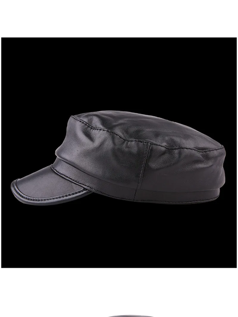 SHALUOTAOTAO Новинка Snapback модная овчина шляпа из натуральной кожи зимние теплые армейские кепки для мужчин и женщин для отдыха брендовые шапки