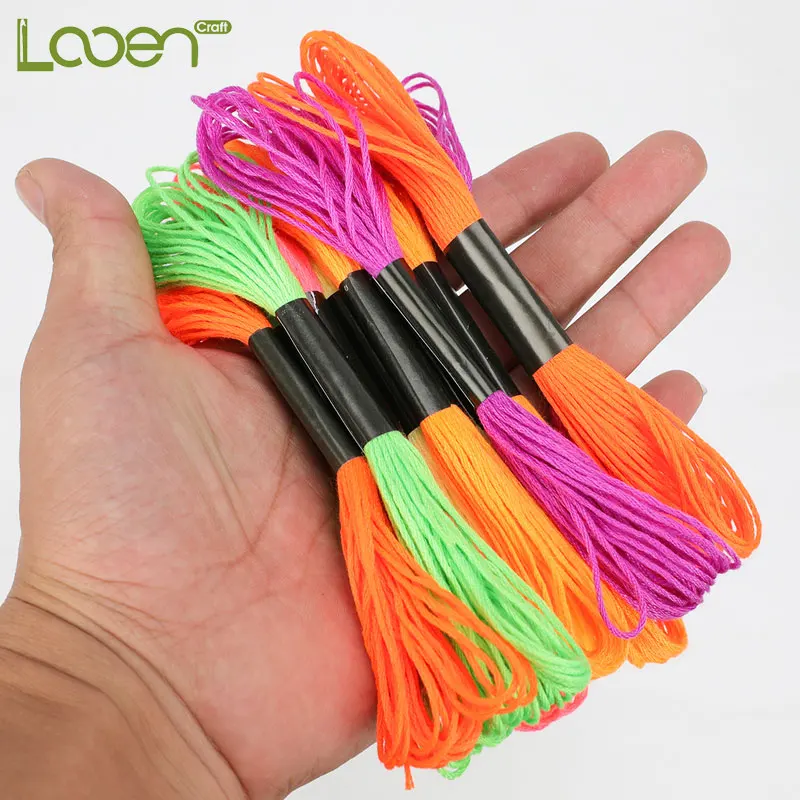 12 шт. хлопковая нить для вышивки крестиком 8 м|Нитки пряжи| |