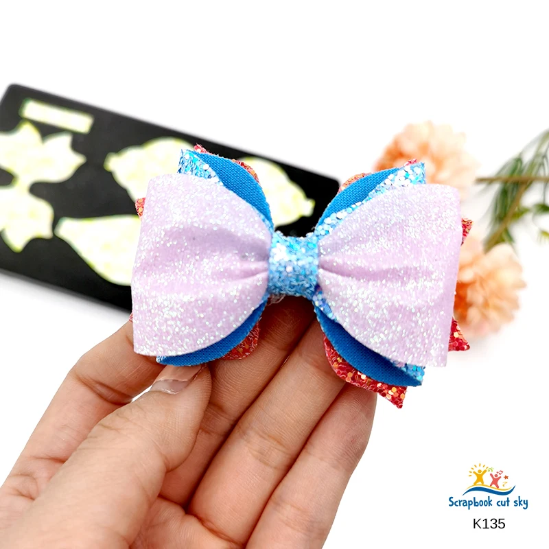 

Пресс-формы с бантом и хвостом K135 Muyu, деревянная пресс-форма для скрапбукинга, подходит для общего рынка машин