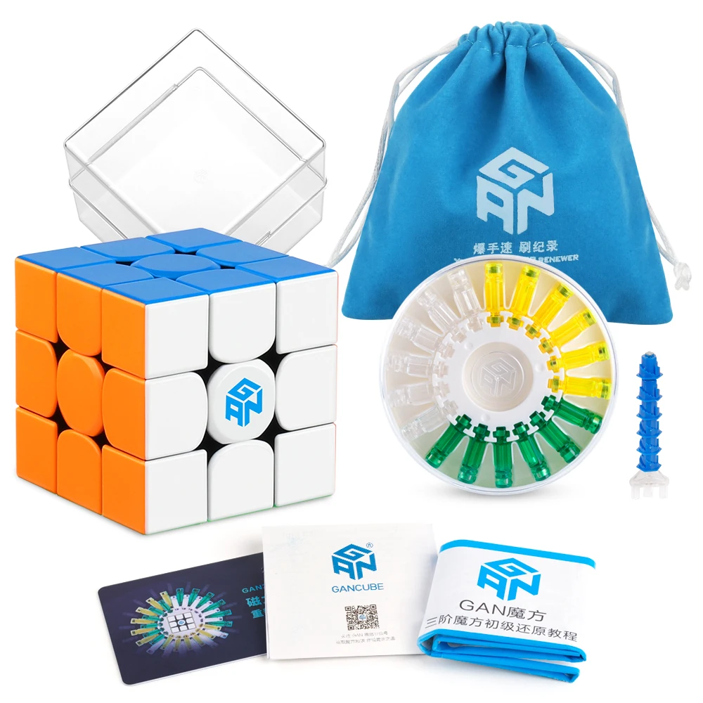 D-FantiX Gan 356 x скоростной куб 356x Магнитный 3x3x3 Волшебные кубики пазл
