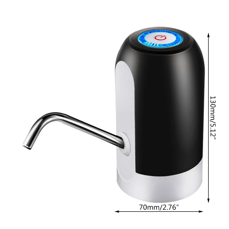 Помпа для бутылок с водой YYOMYM USB зарядка автоматический насос питьевой
