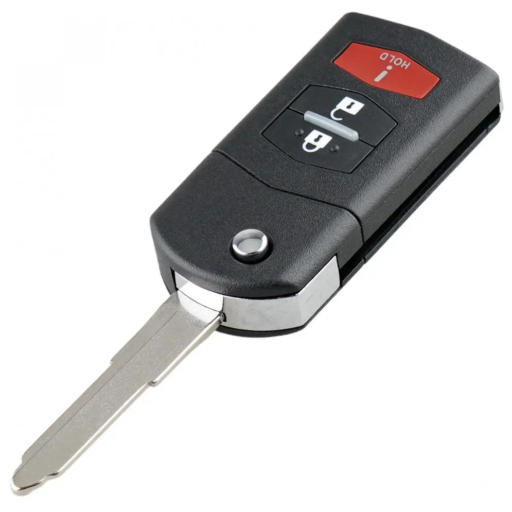 315 МГц 2 + 1 кнопки Замена умный дистанционный ключ-брелок от машины с 4D63 80Bit лезвие