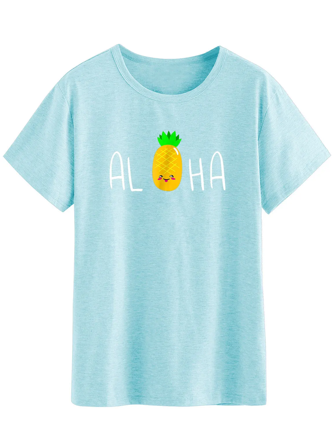 

Wearepinky T shirt Men/Women Fashion High Street Funny T Shirts 90s O-Neck Letter Appliques AL HA