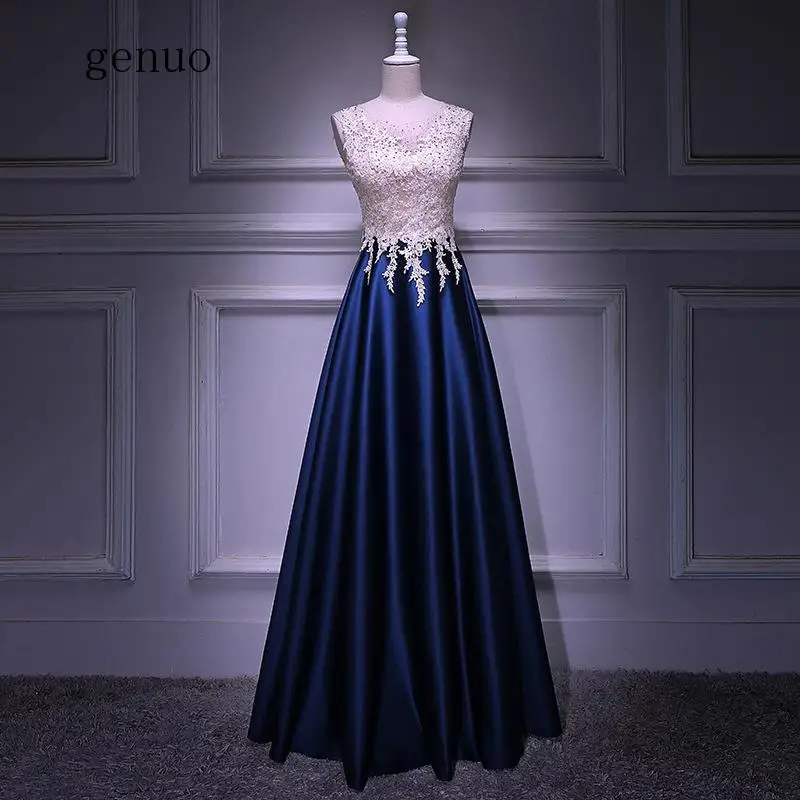 

Women A-Line Full Length Summer Evening Party Dress Lace Slim Banquet Robe Female Purple Sequined Dresses
