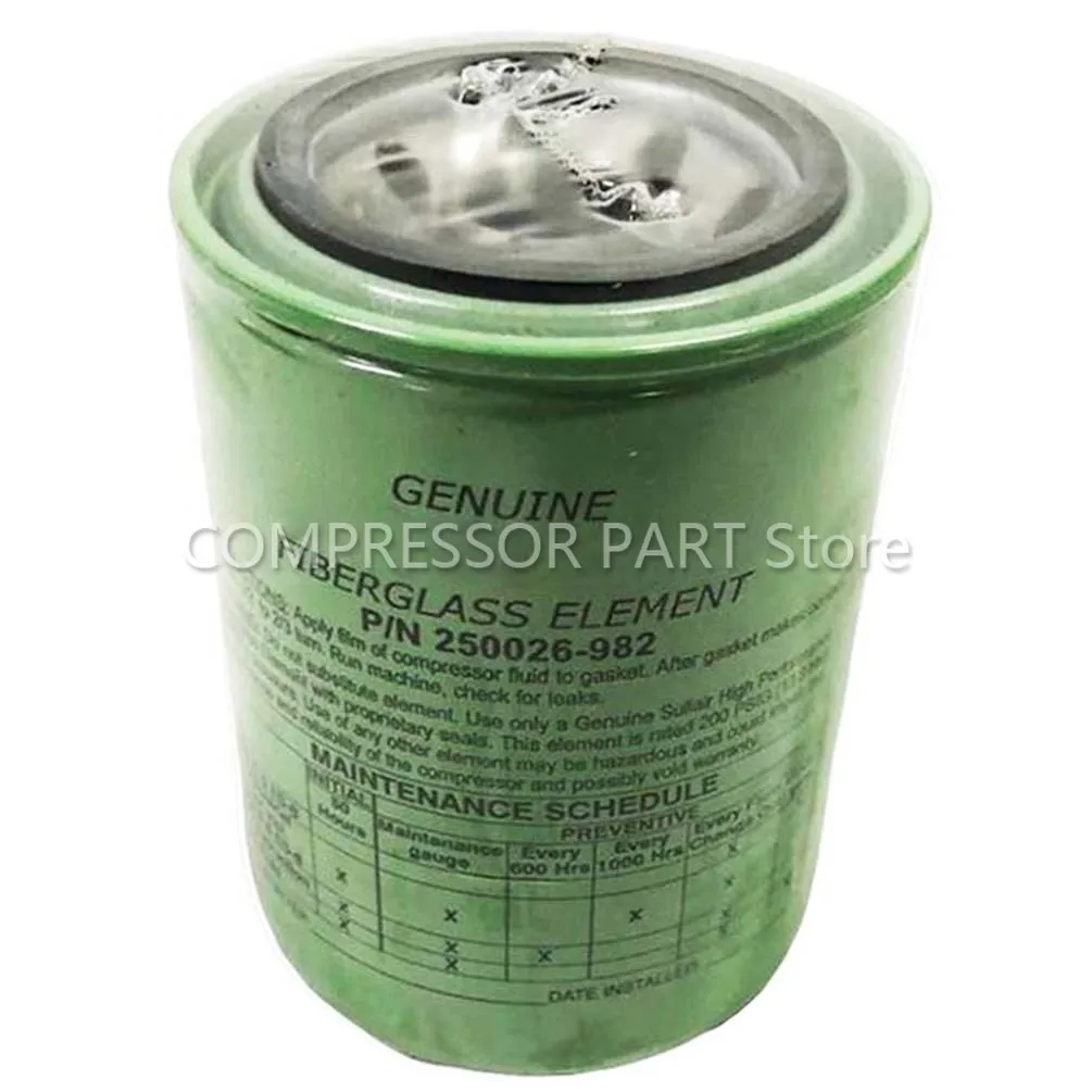 

2PCS 250026-982 Oil Filter for SULLAIR Compressor