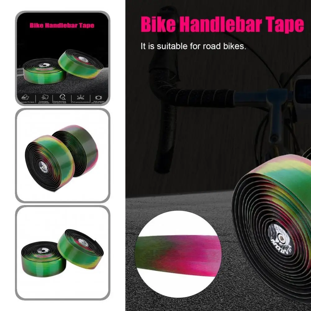 

Sweat-absorbent Easily Clean Shock Absorbing Antislip Bike Grip Tape for Road Bike
