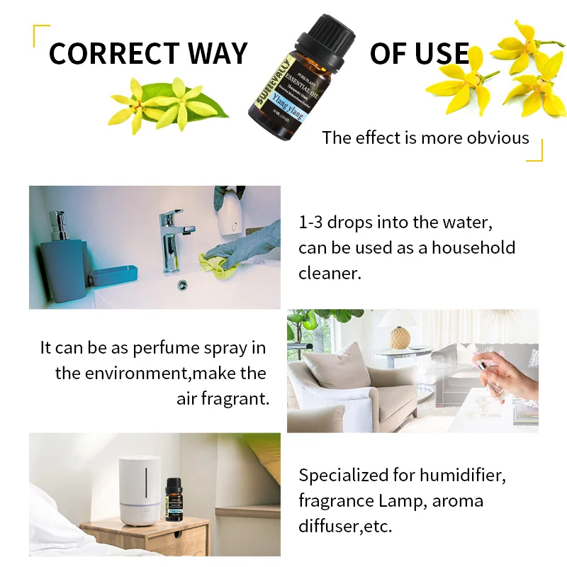 Иланг ромашки и лаванды розмарина увлажнитель масла 13 ароматы аромат Фирменная