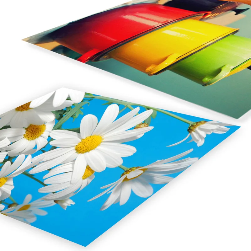 100 листа/уп наклейки для ногтей с посылка 3R 4R A3 A4 High Gloss Фотобумага струйных