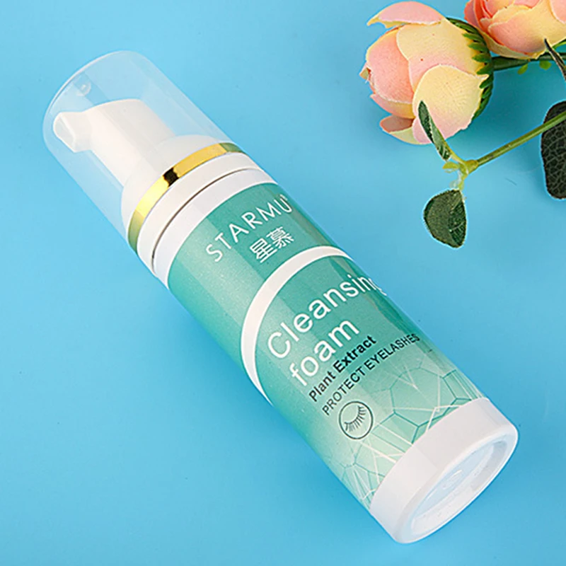 Клей для наращивания ресниц пенка очистки профессиональное очищающее средство