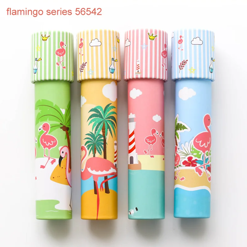 flamingo 56542 1 шт. случайный мультфильм малыш сенсорные 3D Калейдоскоп красочный мир Волшебные праздничные вечерние принадлежности вечерние сувениры подарки для детей - Цвет: flamingo 56542