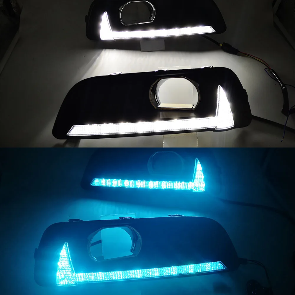 CSCSNL 2 шт. светодиодный Габаритные огни DRL Противотуманные фары для Chevrolet chevy Malibu 2011