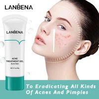 lanbena acne treatment face serum anti acne scar pimple removal oil control moisturizer fading acne marks scars repair skin care