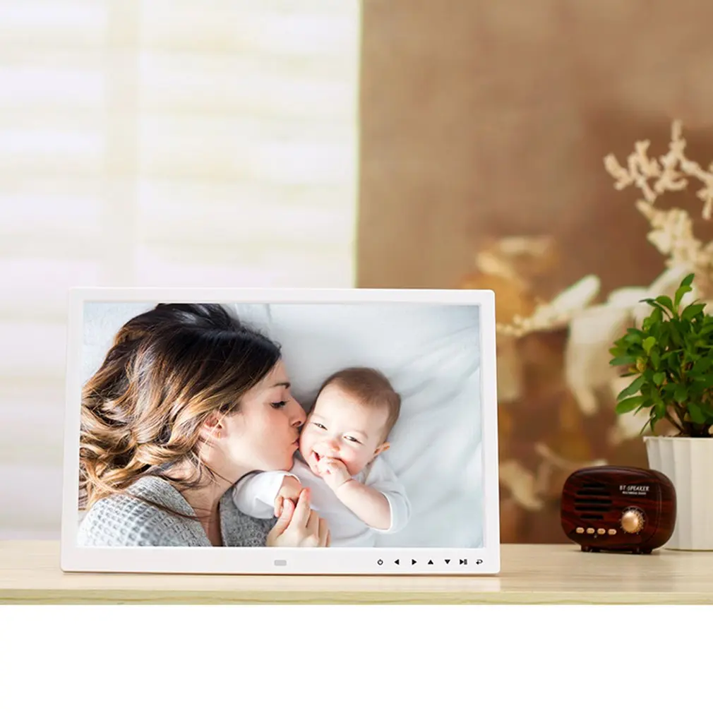 

17/15/13/12 Inch LCD digital photo frame with desk frame Calendar HD Photo Frames Electronic Album Photo Music Support MP3