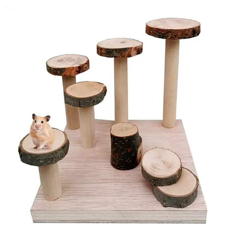 Деревянная игрушка хомяк для скалолазания тренировочная площадка подставка